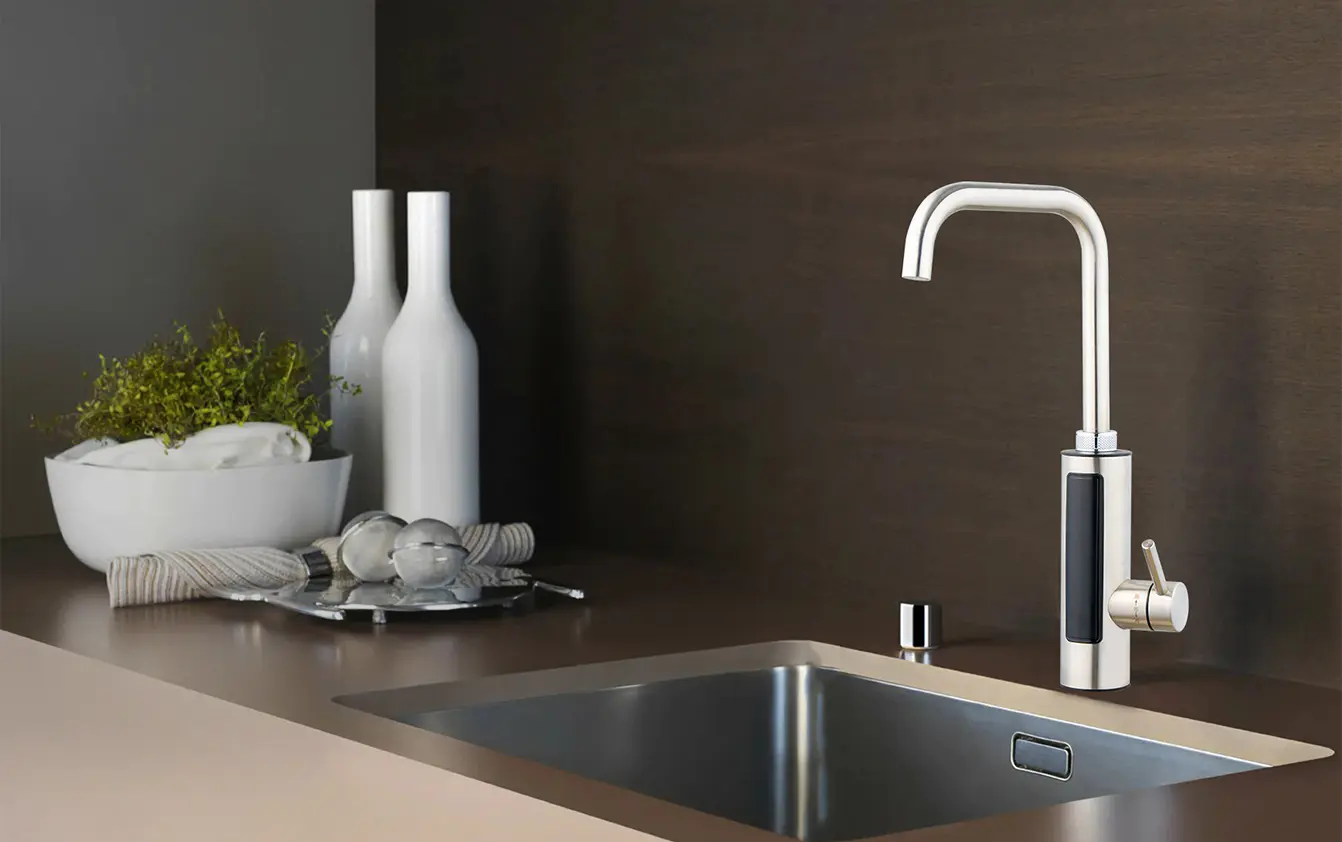 Robinet de chauffage d'eau électrique instantané