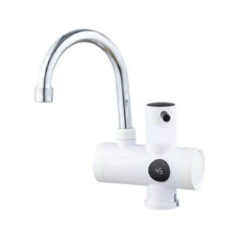 Robinet électrique à affichage numérique horizontal de la température, chauffe-eau chaude pour évier, TJH-01X